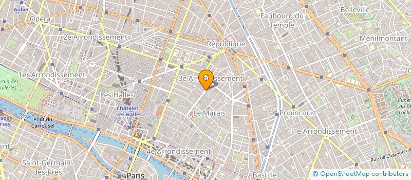 localisation de l'entreprise COMPAGNIE ALAIN ROUSSEL  PARIS