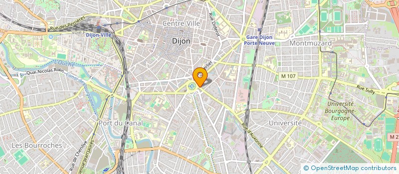 localisation de l'entreprise COMPAGNIE ALBERTINE  DIJON