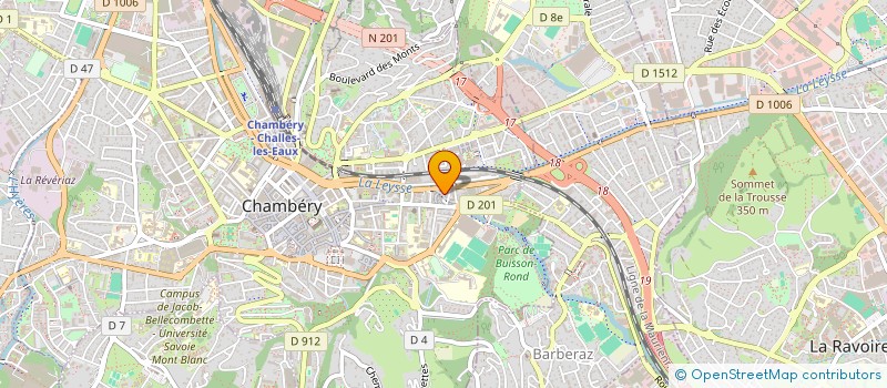 localisation de l'entreprise COMPAGNIE ALEXANDRA N'POSSEE  CHAMBERY