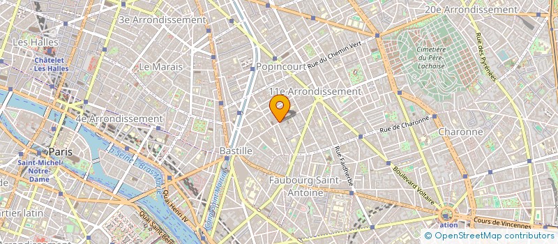 localisation de l'entreprise COMPAGNIE ALFAJR  PARIS