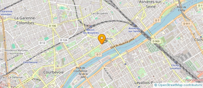 localisation de l'entreprise COMPAGNIE ALIENOR à COURBEVOIE