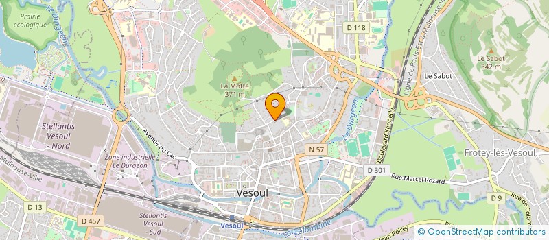 localisation de l'entreprise COMPAGNIE ALIENOR HOTEL  VESOUL