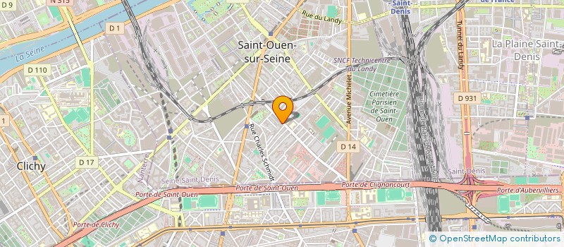 localisation de l'entreprise COMPAGNIE ALIMENTATION BAZAR CAB à SAINT-OUEN-SUR-SEINE