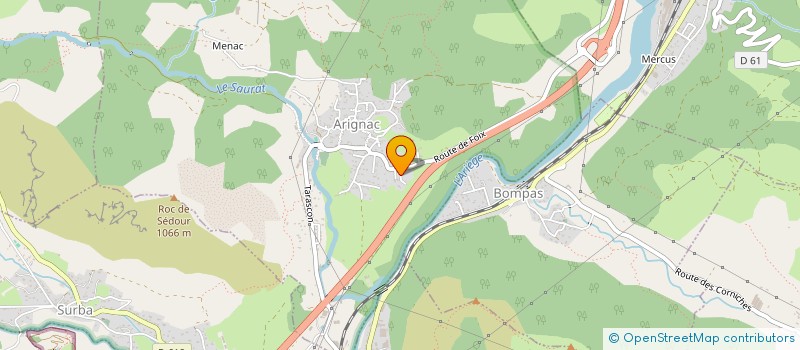 localisation de l'entreprise COMPAGNIE ALKINOOS à ARIGNAC