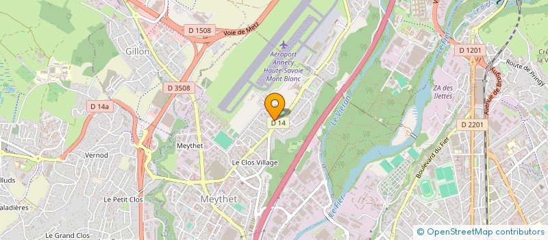 localisation de l'entreprise COMPAGNIE ALPINE D'ALUMINIUM à ANNECY