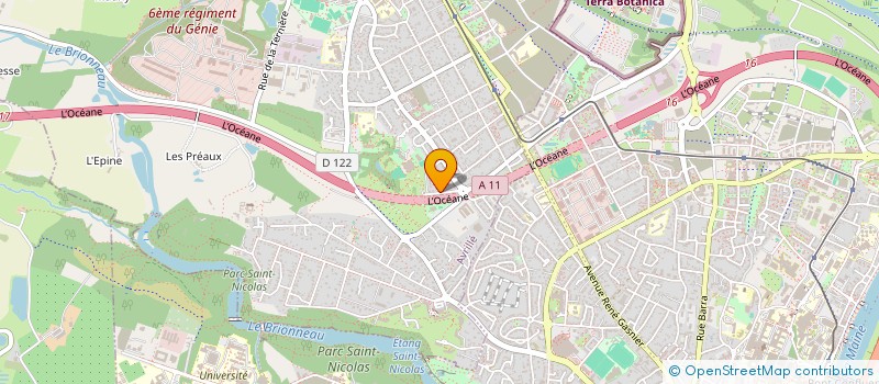 localisation de l'entreprise COMPAGNIE ANGEVINE DE LA MAILLE à AVRILLE