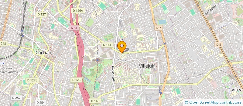 localisation de l'entreprise COMPAGNIE ANNE DREYFUS à VILLEJUIF