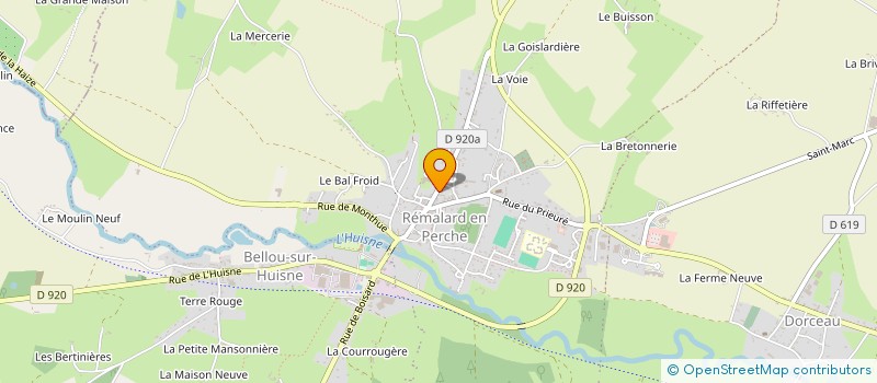 localisation de l'entreprise COMPAGNIE ANNE REVEL-BERTRAND à REMALARD-EN-PERCHE