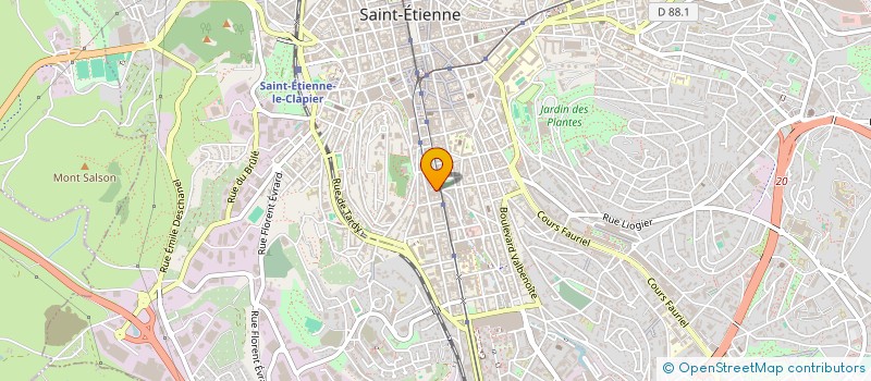 localisation de l'entreprise COMPAGNIE ANONYME  SAINT-ETIENNE