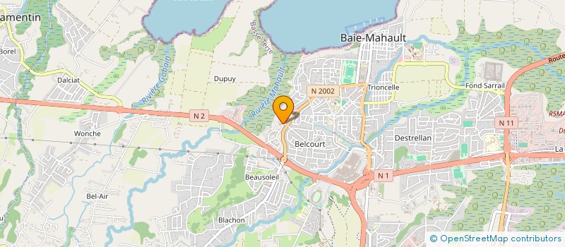 localisation de l'entreprise COMPAGNIE ANTILLAISE DE TRAVAUX à BAIE MAHAULT