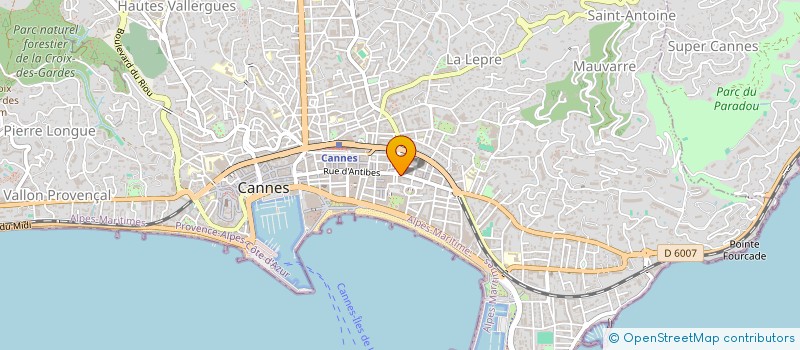 localisation de l'entreprise COMPAGNIE ANTONIN ARTAUD à CANNES