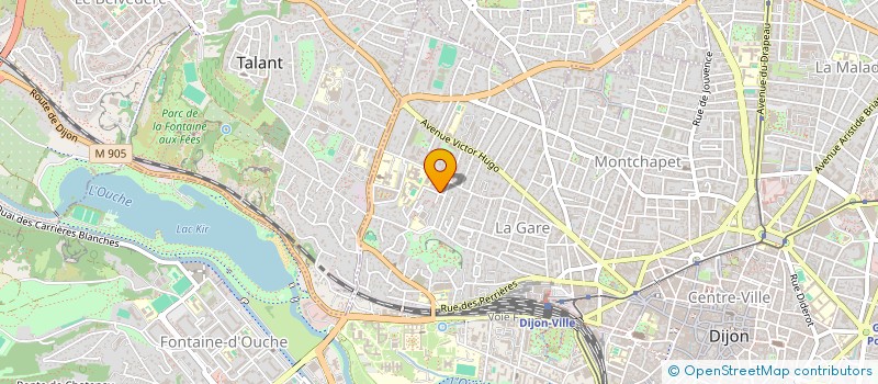 localisation de l'entreprise COMPAGNIE APRE EST LA PLUIE à DIJON