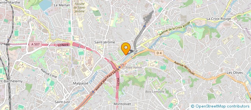 localisation de l'entreprise COMPAGNIE APRES LES PLUMES  MARSEILLE 13EME