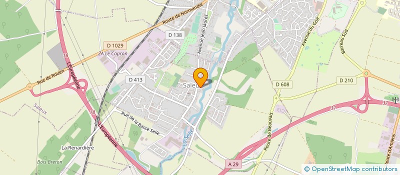 localisation de l'entreprise COMPAGNIE ARBRAHOM  SALEUX