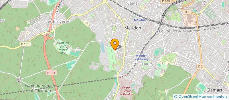 localisation de l'entreprise COMPAGNIE ARCANE à MEUDON