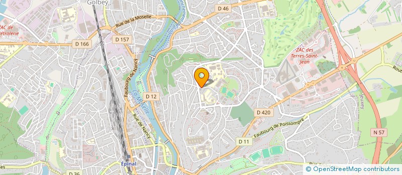 localisation de l'entreprise COMPAGNIE ARCHIPEL CATHERINE LYNDE  EPINAL