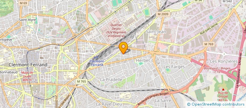 localisation de l'entreprise COMPAGNIE ARKHE  CLERMONT-FERRAND