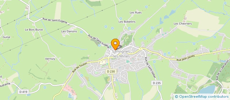 localisation de l'entreprise COMPAGNIE ARPEGES  SANVIGNES-LES-MINES