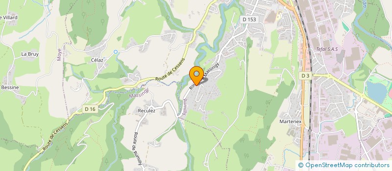 localisation de l'entreprise COMPAGNIE ARQUIDIS  RUMILLY