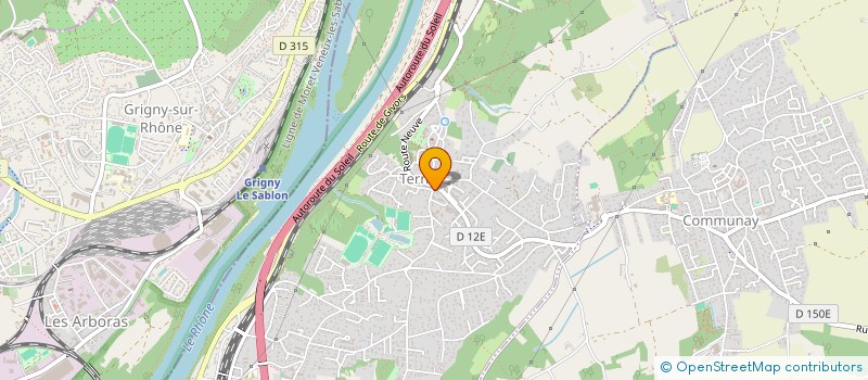 localisation de l'entreprise COMPAGNIE ART AU PLATEAU  SEREZIN-DU-RHONE