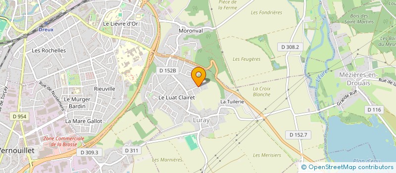 localisation de l'entreprise COMPAGNIE ART DEBOUT à LURAY