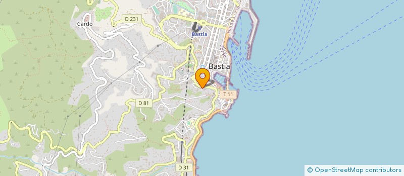 localisation de l'entreprise COMPAGNIE ART MOUV' à BASTIA
