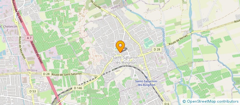 localisation de l'entreprise COMPAGNIE ART' SENIC  SAINT-SATURNIN-LES-AVIGNON