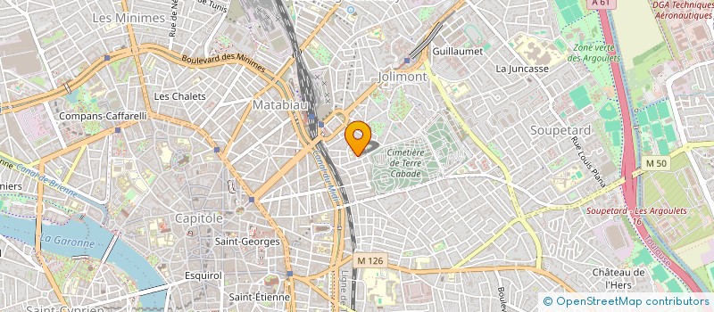 localisation de l'entreprise COMPAGNIE ART-T-MISS  TOULOUSE