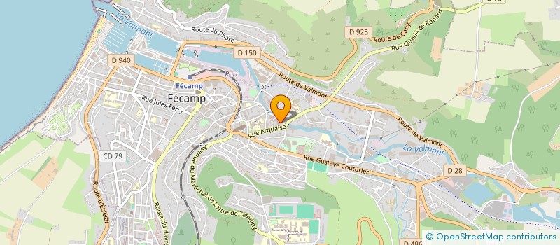 localisation de l'entreprise COMPAGNIE ARTBOOKA  FECAMP