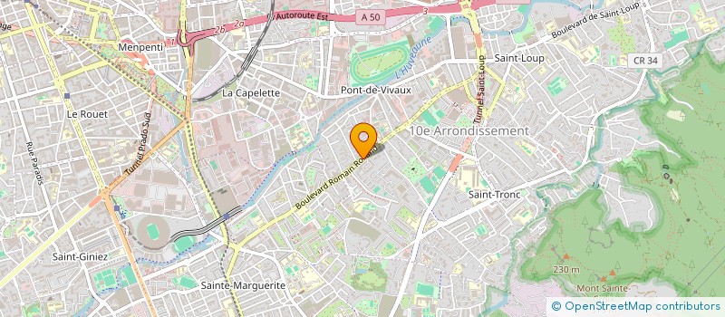 localisation de l'entreprise COMPAGNIE ARTEST  MARSEILLE