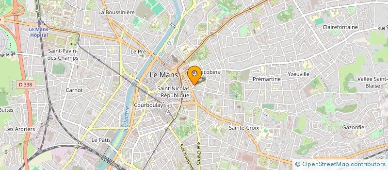 localisation de l'entreprise COMPAGNIE ARTISTIC'MANS  LE MANS