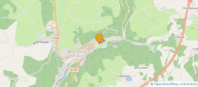 localisation de l'entreprise COMPAGNIE ARTISTIQUE LES PIOMERES   PLOMBIERES-LES-BAINS