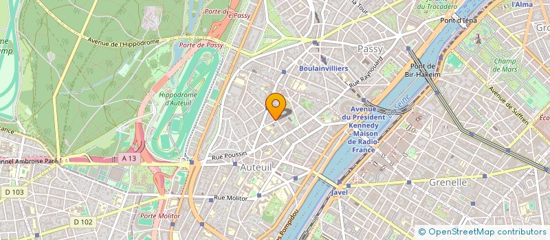 localisation de l'entreprise COMPAGNIE ARTS ET REGARDS  PARIS