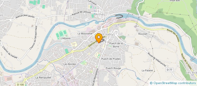 localisation de l'entreprise COMPAGNIE ASPIREVES  SAINT-JUERY