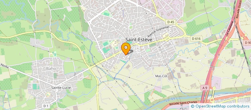 localisation de l'entreprise COMPAGNIE ASYMPTOTE  SAINT-ESTEVE