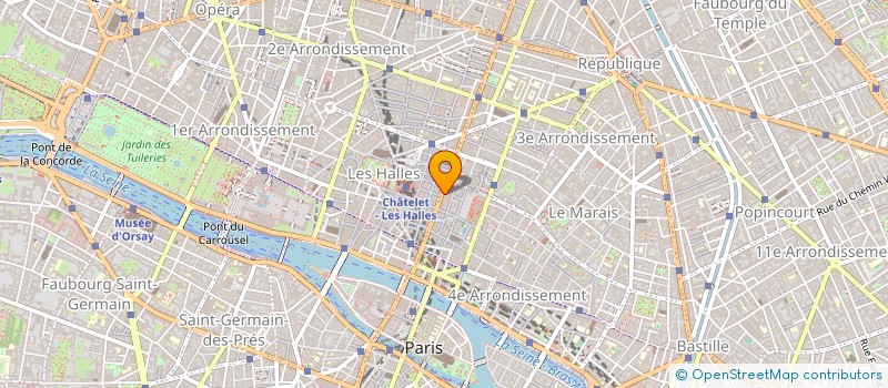 localisation de l'entreprise COMPAGNIE ATTITUDES  PARIS