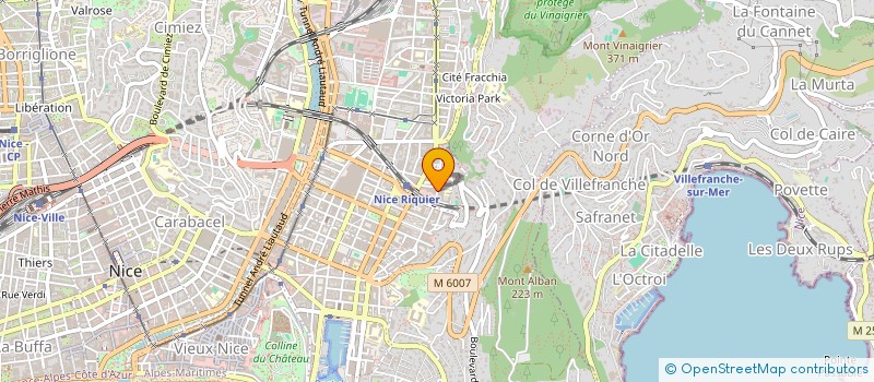 localisation de l'entreprise COMPAGNIE AU BALCON  NICE