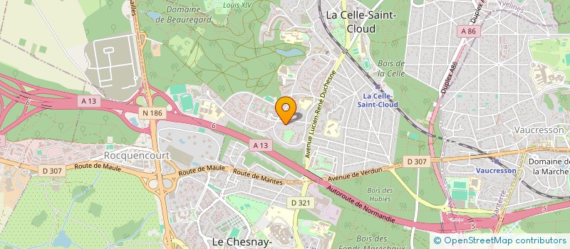localisation de l'entreprise COMPAGNIE AU BRAS DES OMBRES à LA CELLE-SAINT-CLOUD