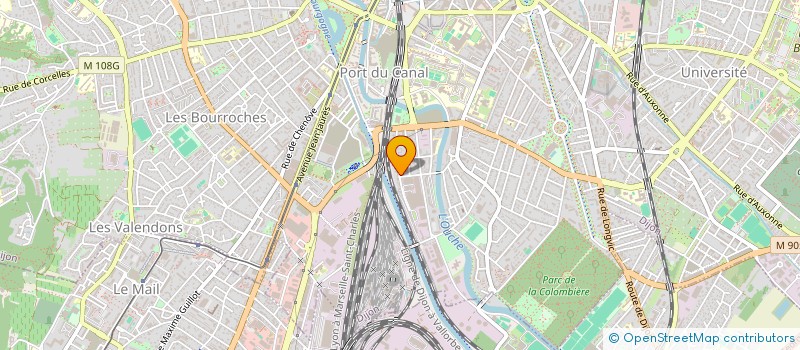 localisation de l'entreprise COMPAGNIE AU FIL DES CHATS  DIJON