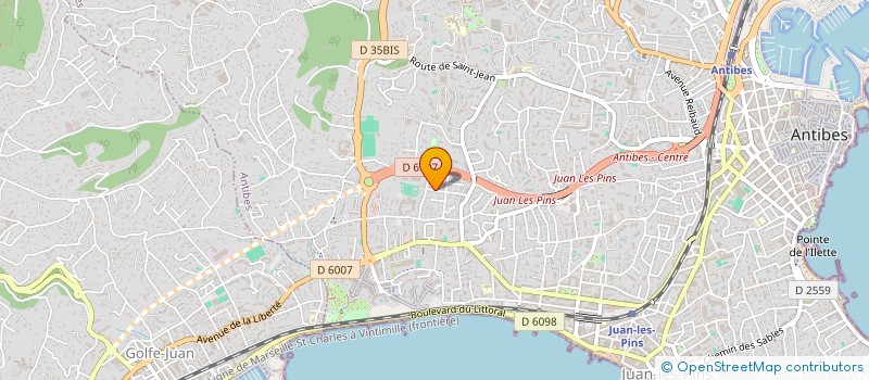 localisation de l'entreprise COMPAGNIE AU SUD DE NULLE PART à ANTIBES