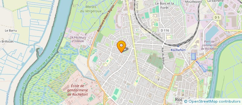 localisation de l'entreprise COMPAGNIE AURIA  ROCHEFORT