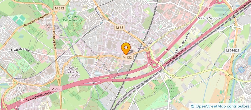 localisation de l'entreprise COMPAGNIE AUTOMOBILE DU MIDI à MONTPELLIER