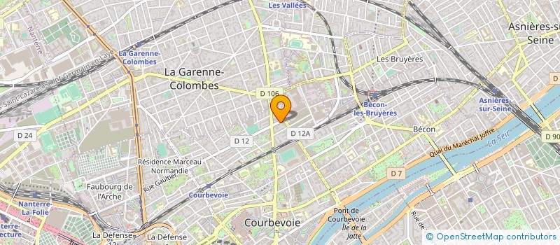 localisation de l'entreprise COMPAGNIE AUTOMOBILES DE COURBEVOIE à COURBEVOIE