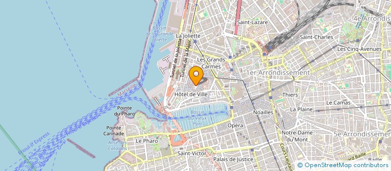 localisation de l'entreprise COMPAGNIE AUTRES DIRECTIONS à MARSEILLE