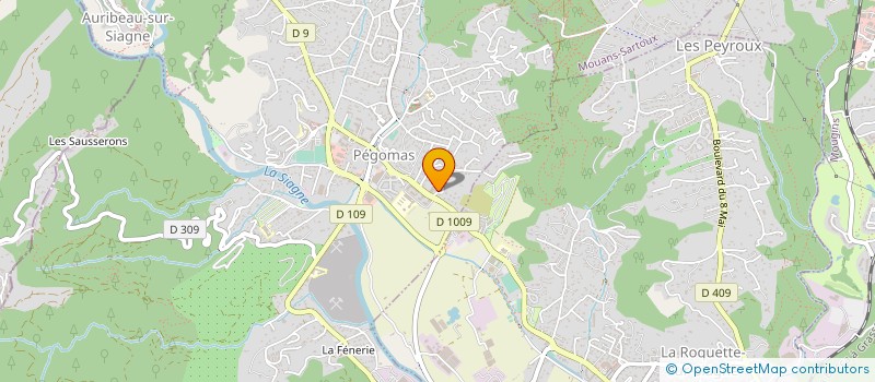 localisation de l'entreprise COMPAGNIE AZUREENNE MAINTENANCE TECHNIQU à PEGOMAS