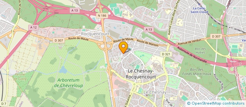 localisation de l'entreprise COMPAGNIE B-329 à LE CHESNAY-ROCQUENCOURT