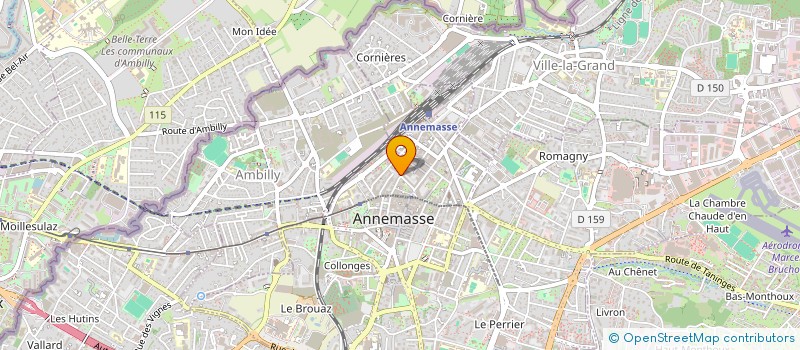localisation de l'entreprise COMPAGNIE BA à ANNEMASSE