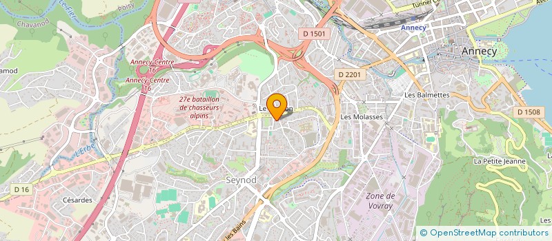 localisation de l'entreprise COMPAGNIE BALAFON à ANNECY