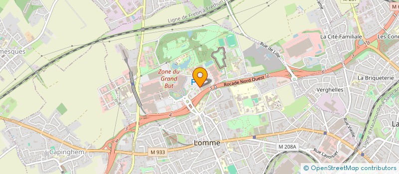 localisation de l'entreprise COMPAGNIE BALLES ET PATTES à LILLE