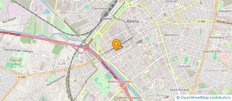 localisation de l'entreprise COMPAGNIE BALLET DE CHAMPAGNE  REIMS